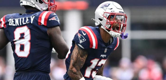 Jones (13) has been catapulted to the elder statesmen of the Patriots' defense due to some injuries